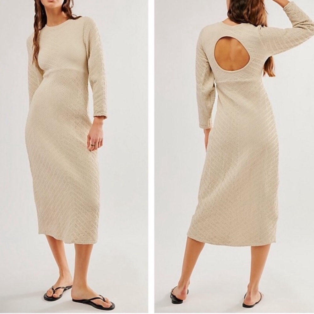 NWT Free People Gabby Seamless Open Back
Midi Dress size M/L